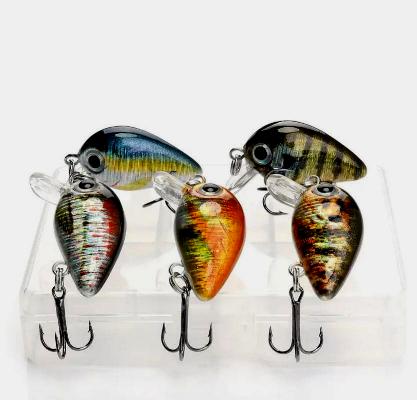 5 pc 1 1/4 in crankbait (set D)