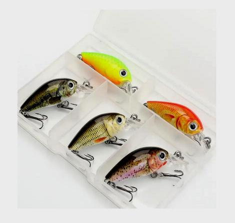 5 pc 1 1/2 inch crankbait assortment A